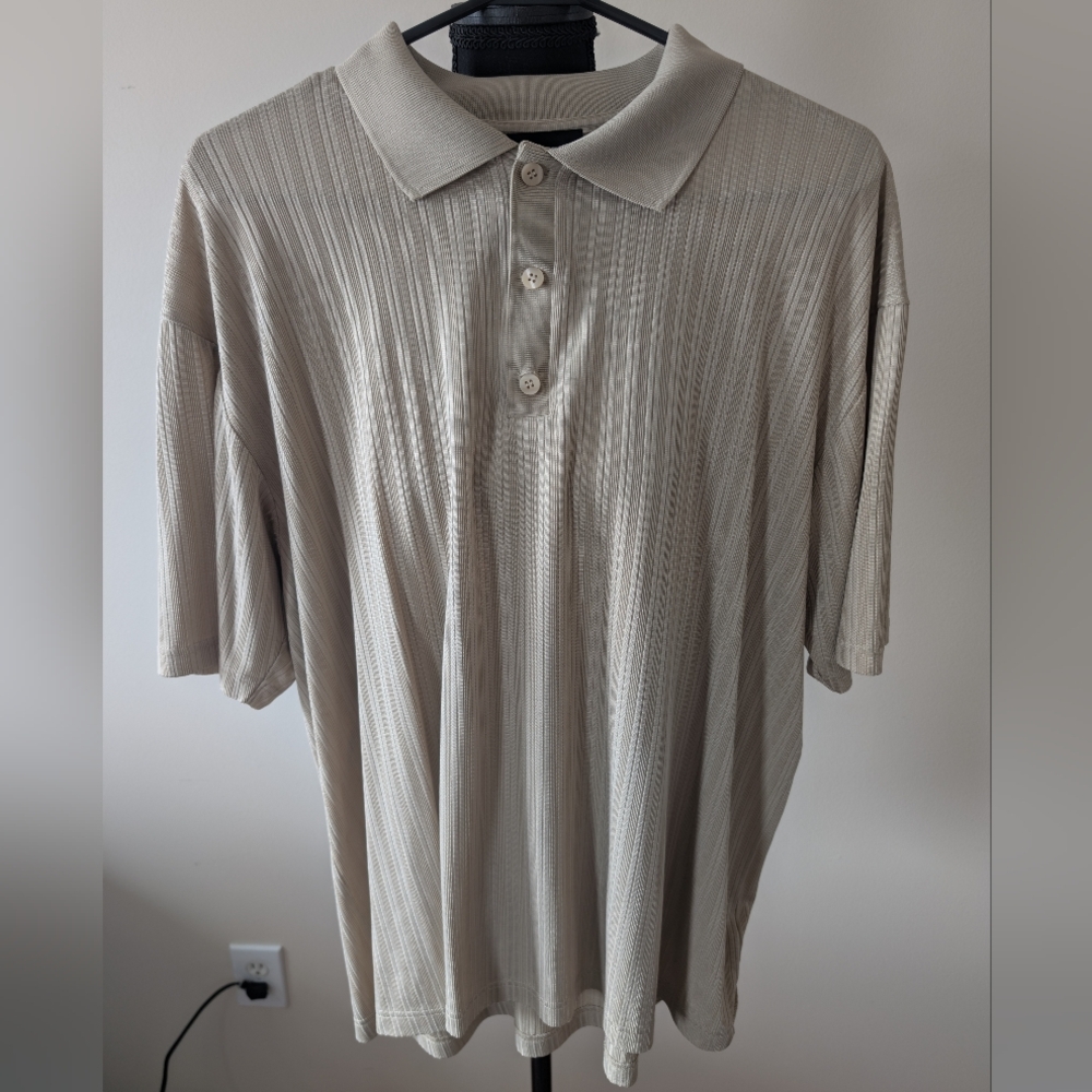 Claiborne Light Tan Polo Shirt